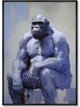 Постер на холсте The Gorilla 75X105 CM