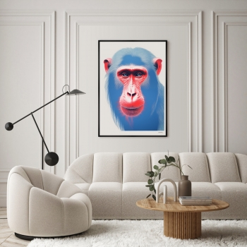 Постер на холсте The Monkeys 75X105 CM