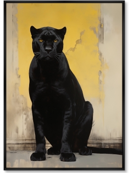 Постер на холсте The serious one 75X105 CM