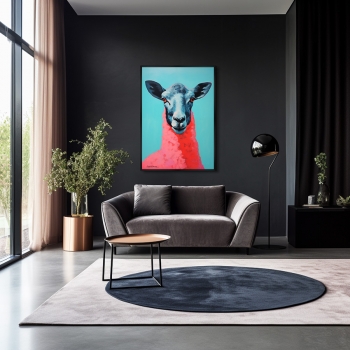 Постер на холсте The Sheep 75X105 CM