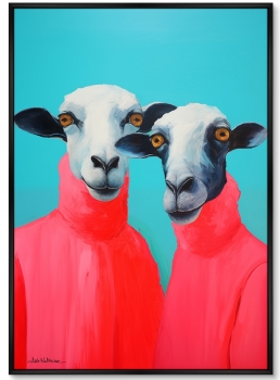 Постер на холсте A look into the soul 75X105 CM