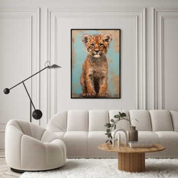 Постер на холсте Tiger 75X105 CM