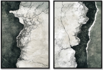 Набор из двух постеров на холсте In the Rhythm of Permafrost 75X105 / 75X105 CM