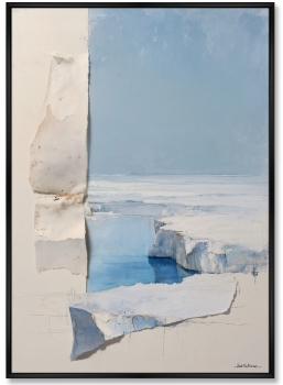 Набор из двух постеров на холсте Movement of Ice Fields 75X105 / 75X105 CM