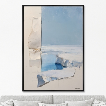Постер на холсте Movement of Ice Fields 75X105 CM