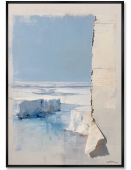 Постер на холсте Movement of Ice Fields 75X105 CM