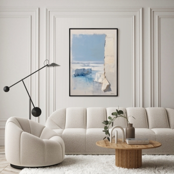 Постер на холсте Movement of Ice Fields 75X105 CM