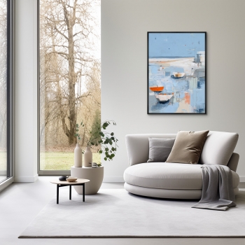 Постер на холсте On the Crystal Surface of Summer 75X105 CM