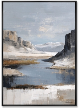 Набор из двух постеров на холсте Northern Mountains of the Taimyr Peninsula 75X105 / 75X105 CM