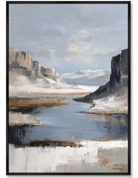 Постер на холсте Northern Mountains of the Taimyr Peninsula 75X105 CM