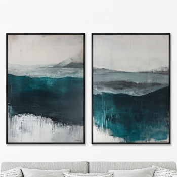 Набор из двух постеров на холсте The Arctic Ocean 75X105 / 75X105 CM