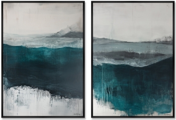 Набор из двух постеров на холсте The Arctic Ocean 75X105 / 75X105 CM