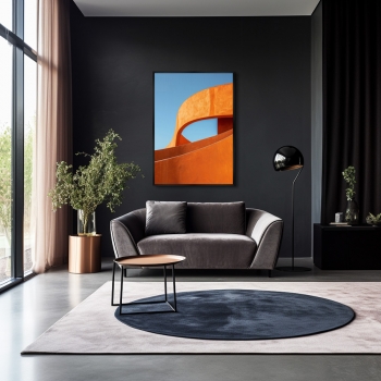 Постер на холсте Flexibility of Forms 75X105 CM