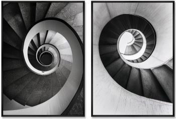 Набор из двух постеров на холсте The Golden Ratio 75X105 / 75X105 CM
