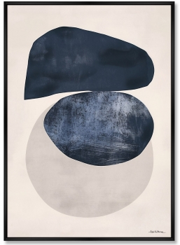 Набор из двух постеров на холсте Lapis Lazuli Stone 75X105 / 75X105 CM