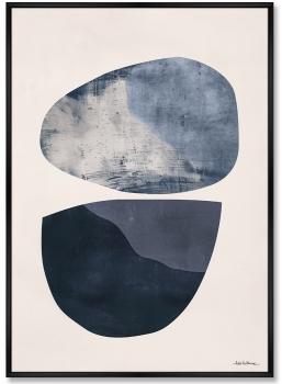 Набор из двух постеров на холсте Lapis Lazuli Stone 75X105 / 75X105 CM