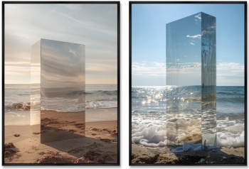 Набор из двух постеров на холсте Summer Solstice 75X105 / 75X105 CM