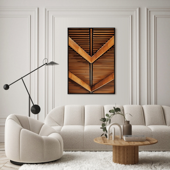 Постер на холсте Tree Lines 75X105 CM 2