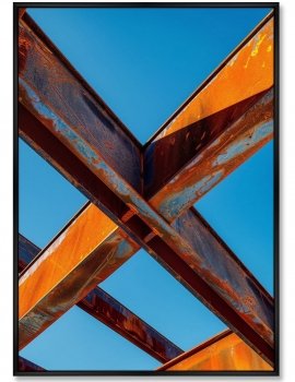 Постер на холсте Metal Lines 75X105 CM
