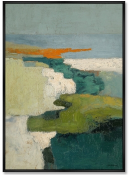 Набор из двух постеров на холсте Above the Crest of the Waterfall 75X105 / 75X105 CM