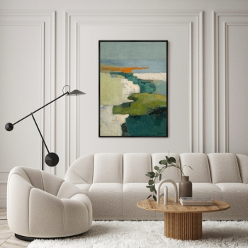 Постер на холсте Above the Crest of the Waterfall 75X105 CM