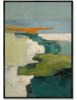 Постер на холсте Above the Crest of the Waterfall 75X105 CM