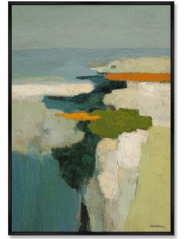Постер на холсте Above the Crest of the Waterfall 75X105 CM