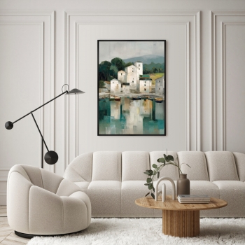 Постер на холсте A Lake that Holds Memories 75X105 CM