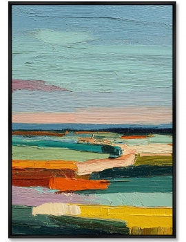 Постер на холсте The Earth Was Covered with a Colorful Blanket 75X105 CM