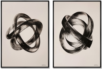 Набор из двух постеров на холсте The Singularity 75X105 / 75X105 CM