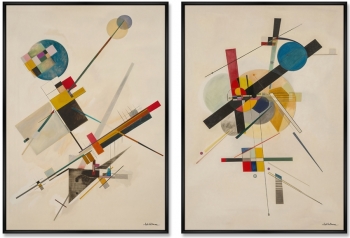Набор из двух постеров на холсте Sport 75X105 / 75X105 CM