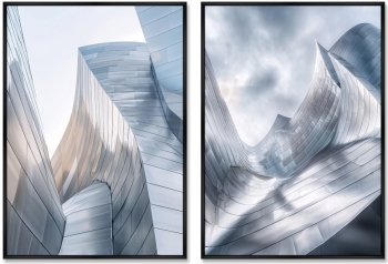 Набор из двух постеров на холсте The Sea of Steel 75X105 / 75X105 CM