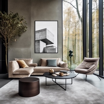 Постер на холсте The Structure of the Forms 75X105 CM
