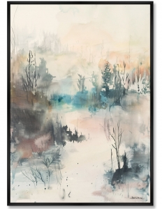 Постер на холсте Morning over the Forest 75X105 CM