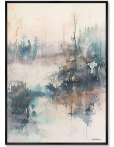 Постер на холсте Morning over the Forest 75X105 CM