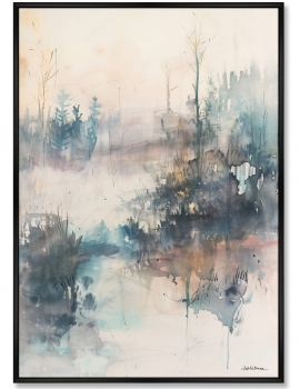 Постер на холсте Morning over the Forest 75X105 CM