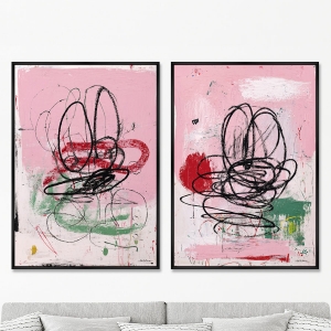 Набор из 2-х репродукций картин на холсте Тот самый Мышонок, 2025г.