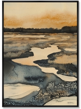 Композиция из двух репродукций картин на холсте Spring 75X105 / 75X105 CM