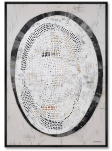 Репродукция картины на холсте A Balloonist in a Hot Air Balloon 75X105 CM