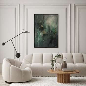 Репродукция картины на холсте The Large Magellanic Cloud Galaxy 75X105 CM