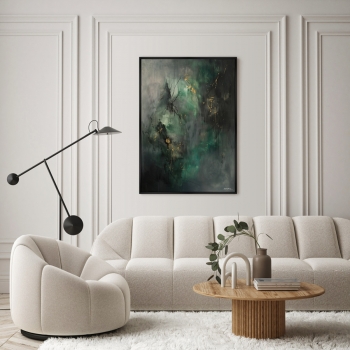 Репродукция картины на холсте The Large Magellanic Cloud Galaxy 75X105 CM