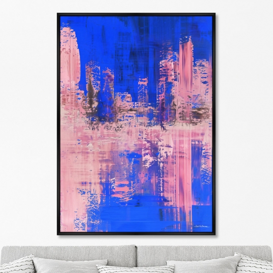 Репродукция картины на холсте A city in the Color of Night 75X105 CM 6