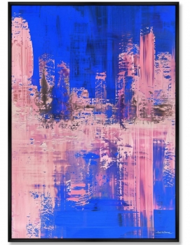 Репродукция картины на холсте A city in the Color of Night 75X105 CM