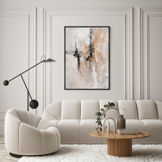 Репродукция картины на холсте Sunset 75X105 CM 2