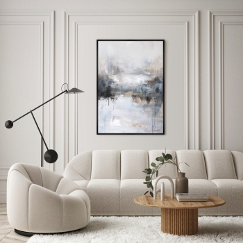 Репродукция картины на холсте Winter Landscape 75X105 CM