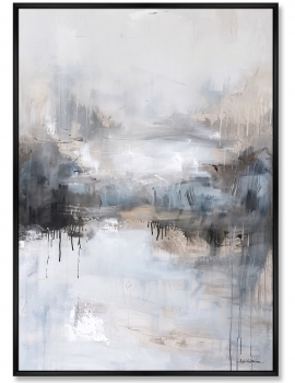 Репродукция картины на холсте Winter Landscape 75X105 CM