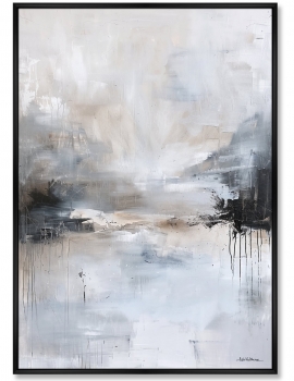 Репродукция картины на холсте Winter Landscape 75X105 CM