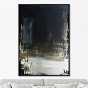 Репродукция картины на холсте Зимняя ночь, 2025г.