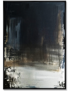 Репродукция картины на холсте Winter Night 75X105 CM