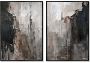 Композиция из двух репродукций картин на холсте Towards Enlightenment 75X105 / 75X105 CM